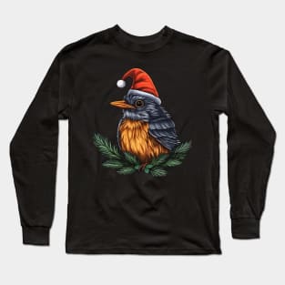 American Robin Christmas Long Sleeve T-Shirt